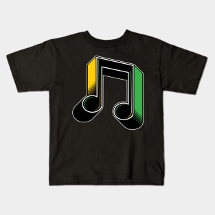 Music Notes v2 Kids T-Shirt